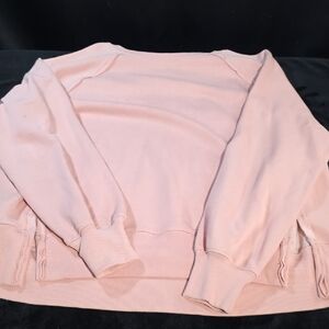 American Eagle Outfitters Light Pink Crew Neck Sweater